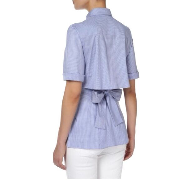 Stella McCartney Open Back Button Down Blouse Size 40 - Picture 1 of 4